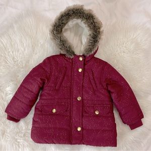 Carter’s Burgundy Kids Winter Jacket
